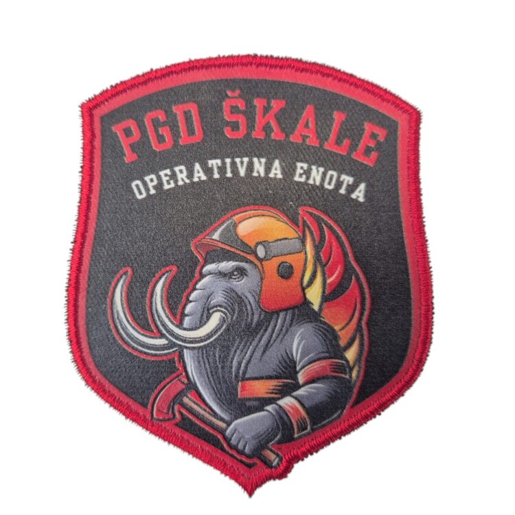 Izdelava tiskanih našitkov za gasilska društva