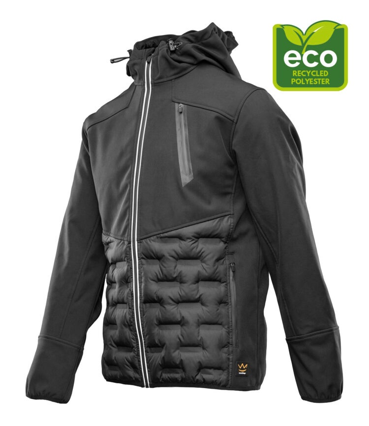 Delovna softshell jakna Seven Kings ECO NEXO – črna Delovna softshell jakna Seven Kings ECO NEXO – črna
