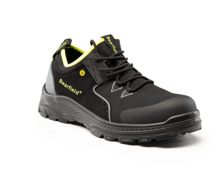 POLSTAR BEARFIELD Bolton Black S1PS SR FO ESD – zaščitni nizki delovni čevlji POLSTAR BEARFIELD Bolton Black S1PS SR FO ESD – zaščitni nizki delovni čevlji