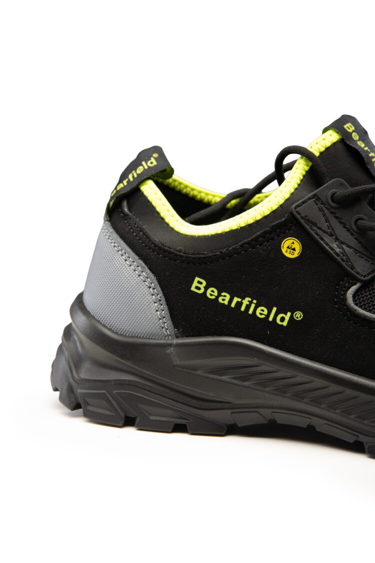POLSTAR BEARFIELD Bolton Black S1PS SR FO ESD – zaščitni nizki delovni čevlji POLSTAR BEARFIELD Bolton Black S1PS SR FO ESD – zaščitni nizki delovni čevlji