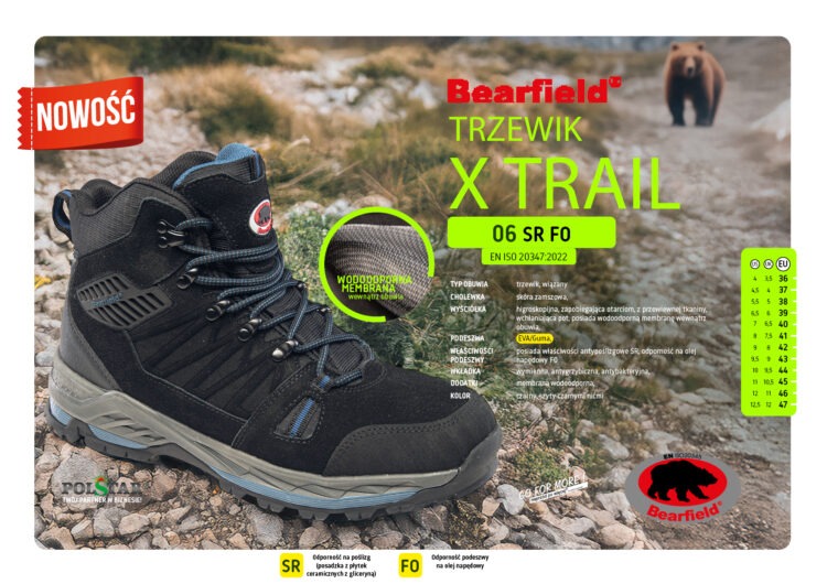 POLSTAR BEARFIELD X Trail O6 SR FO – visoki delovni čevlji (nad gležnjem) POLSTAR BEARFIELD X Trail O6 SR FO – visoki delovni čevlji (nad gležnjem)