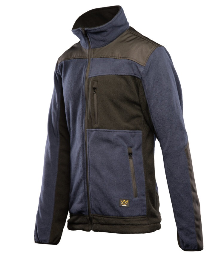 SEVEN KINGS Polar jakna (Khaki / Navy) – robustna delovna flis jakna SEVEN KINGS Polar jakna (Khaki / Navy) – robustna delovna flis jakna