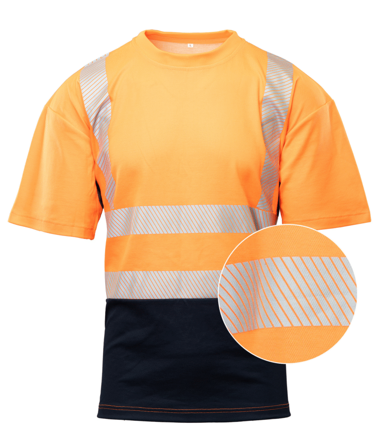 BRIXTON FLASH T-SHIRT SIATKA TRANSFER BF-017-O – opozorilna majica (razred 2) BRIXTON FLASH T-SHIRT SIATKA TRANSFER BF-017-O – opozorilna majica (razred 2)