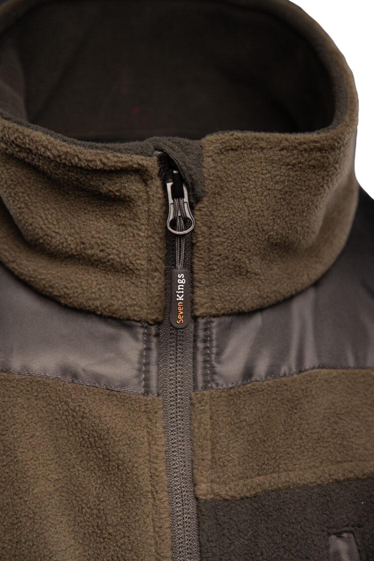 SEVEN KINGS Polar jakna (Khaki / Navy) – robustna delovna flis jakna SEVEN KINGS Polar jakna (Khaki / Navy) – robustna delovna flis jakna