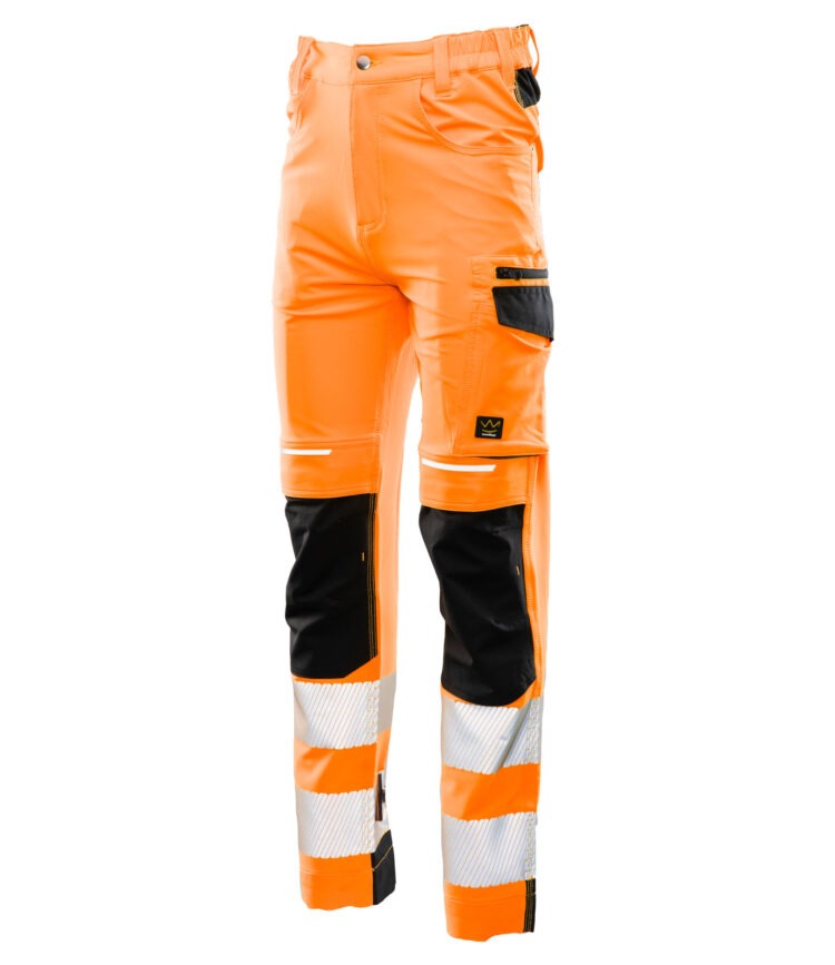 SEVEN KINGS FLASH opozorilne delovne hlače do pasu – oranžne (A9SP) Kat. II, razred 2 SEVEN KINGS FLASH opozorilne delovne hlače do pasu – oranžne (A9SP) Kat. II, razred 2