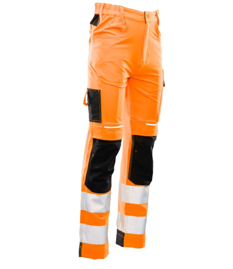SEVEN KINGS FLASH opozorilne delovne hlače do pasu – oranžne (A9SP) Kat. II, razred 2 SEVEN KINGS FLASH opozorilne delovne hlače do pasu – oranžne (A9SP) Kat. II, razred 2