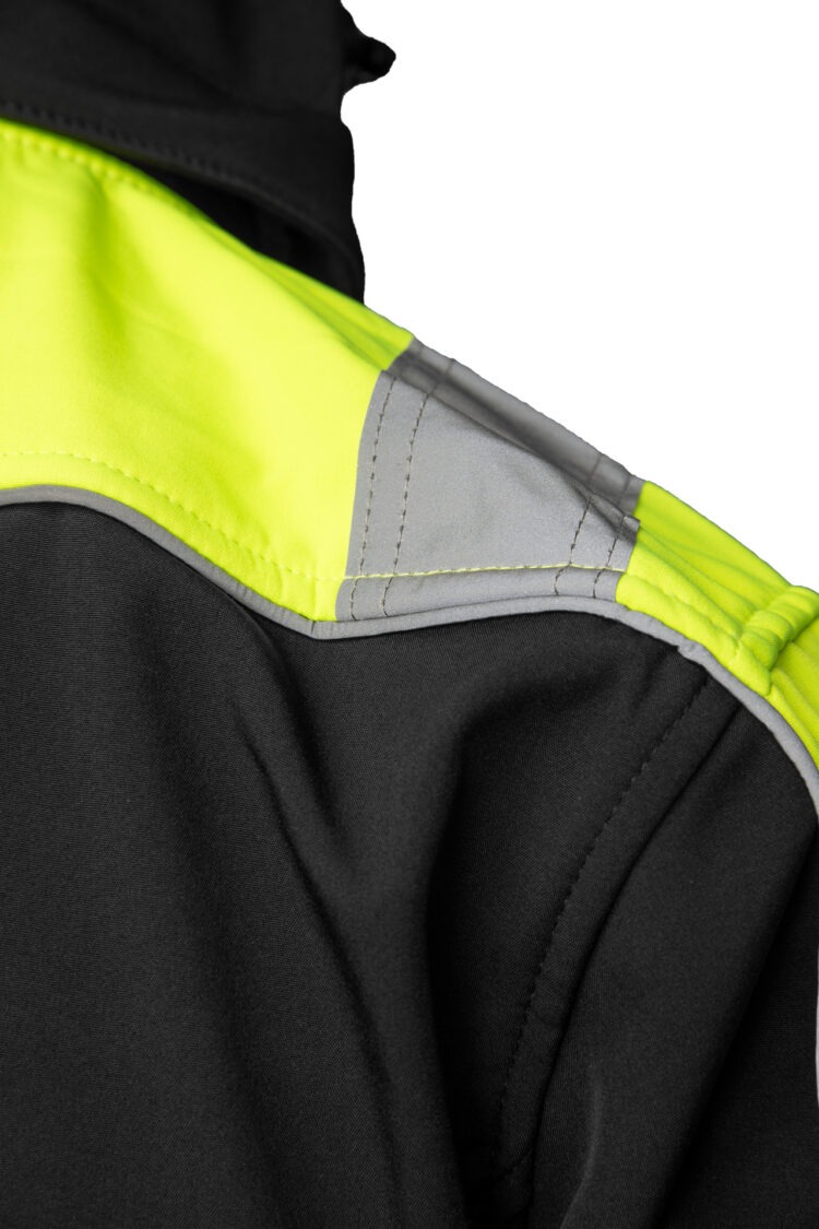 SEVEN KINGS RIVAL Softshell jakna – črna/rumena