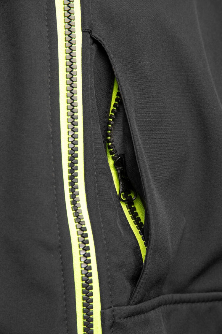 SEVEN KINGS RIVAL Softshell jakna – črna/rumena