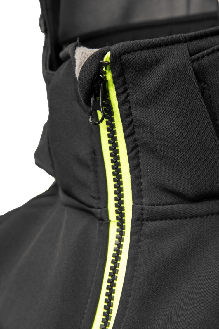 SEVEN KINGS RIVAL Softshell jakna – črna/rumena