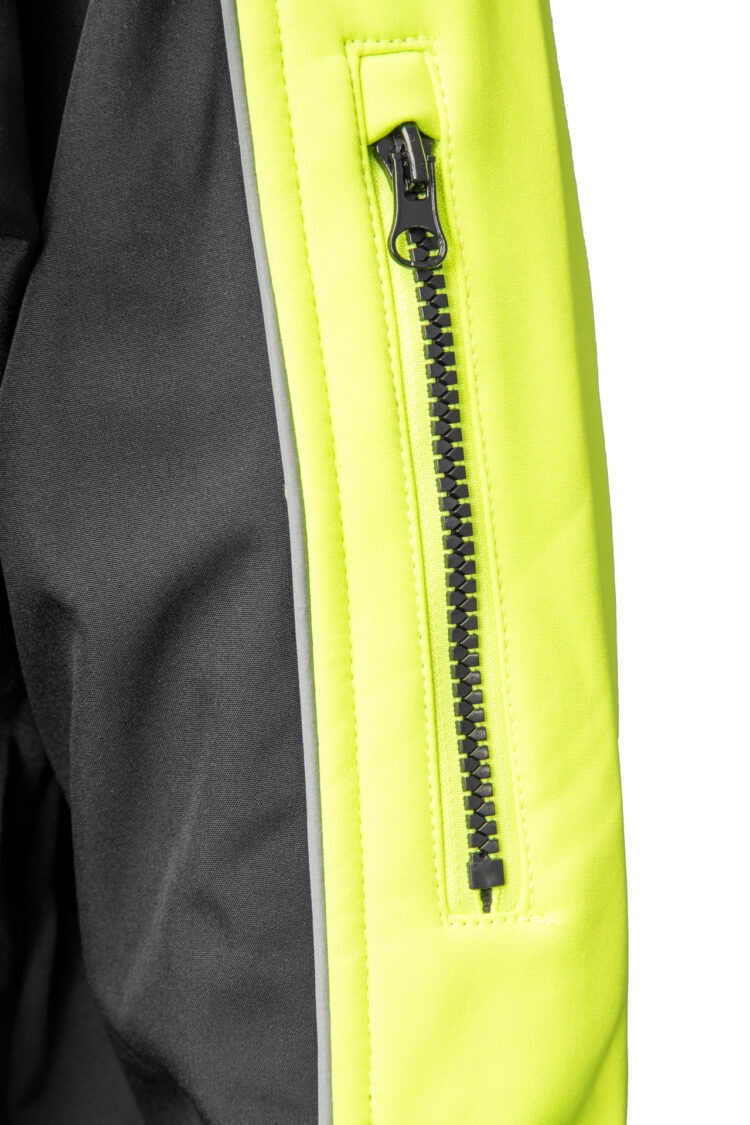 SEVEN KINGS RIVAL Softshell jakna – črna/rumena