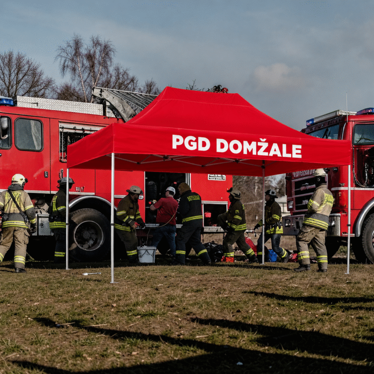 Gasilski šotor po meri – za društva in prve posredovalce Gasilski šotor po meri – za društva in prve posredovalce