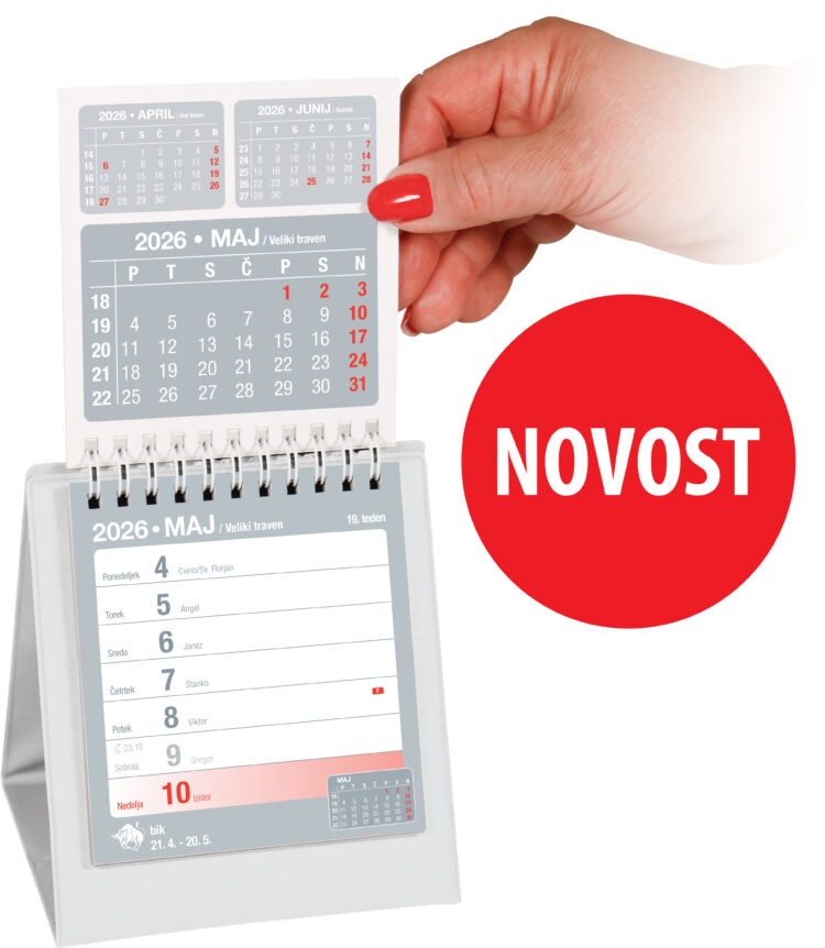 0152 namizni koledar piramida uporaba 15 bel