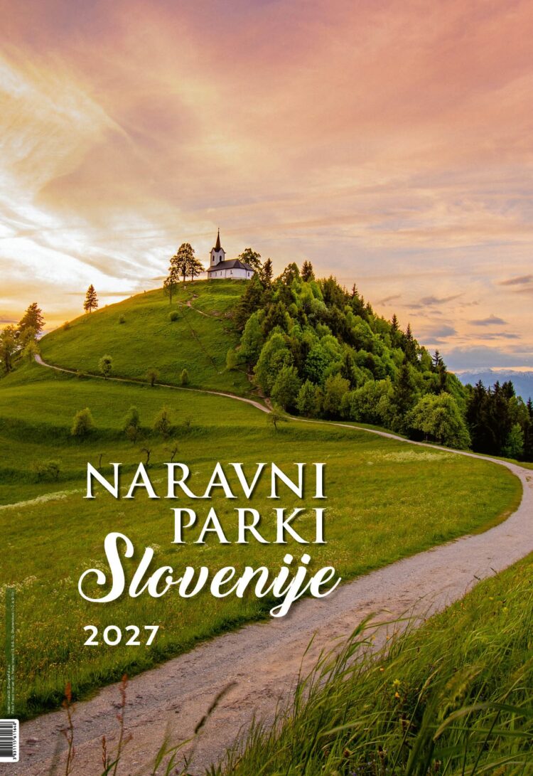 NARAVNI PARKI SLOVENIJE – Trimesečni stenski koledar 2027