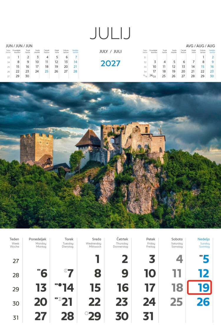 Stenski koledar POSLOVNA SLOVENIJA 2027