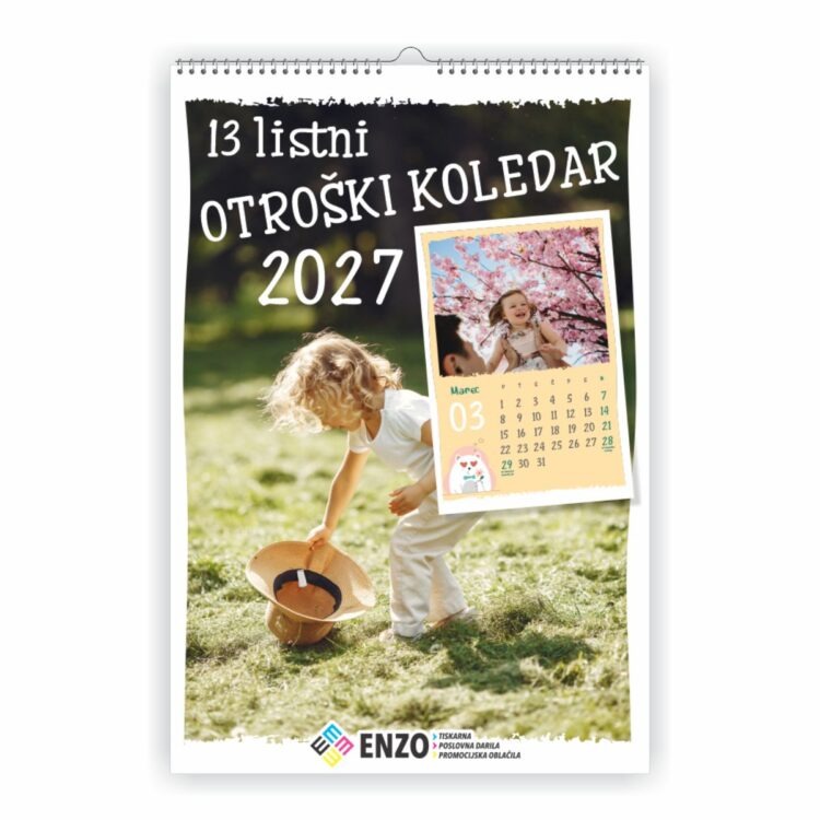 Otroški 13-listni foto koledar Otroški 13-listni foto koledar